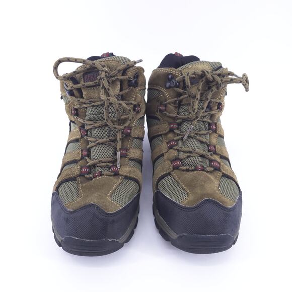 RedHead Youth Zipline Waterproof Sturdy Brown Suede & Mesh Trail Hiking Boots 6M - Picture 3 of 9